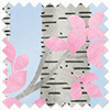 Birch Tree Velvet, Spring Pastels - Motorised Roman Blind